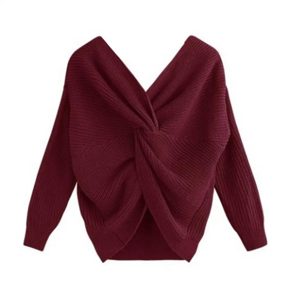 Knot front and back jumper
