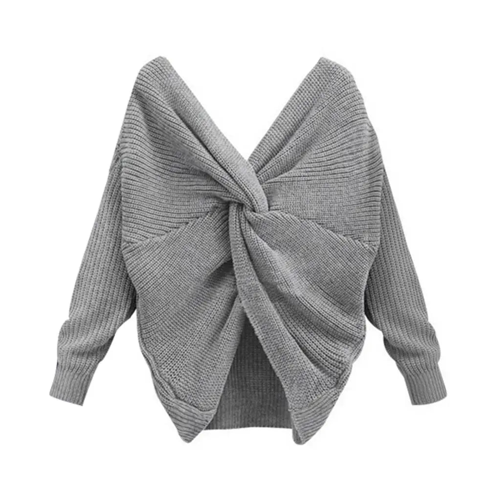 Knot front and back jumper