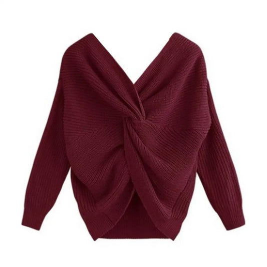 Knot front and back jumper