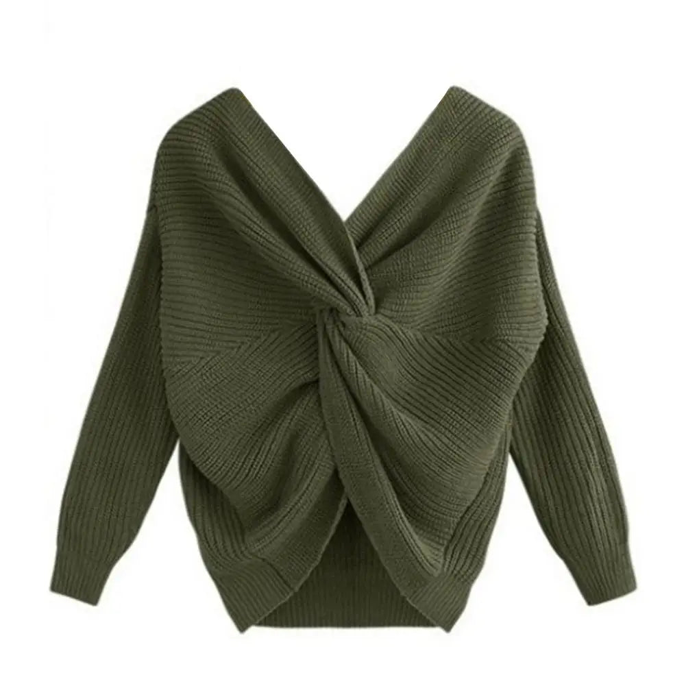 Knot front and back jumper