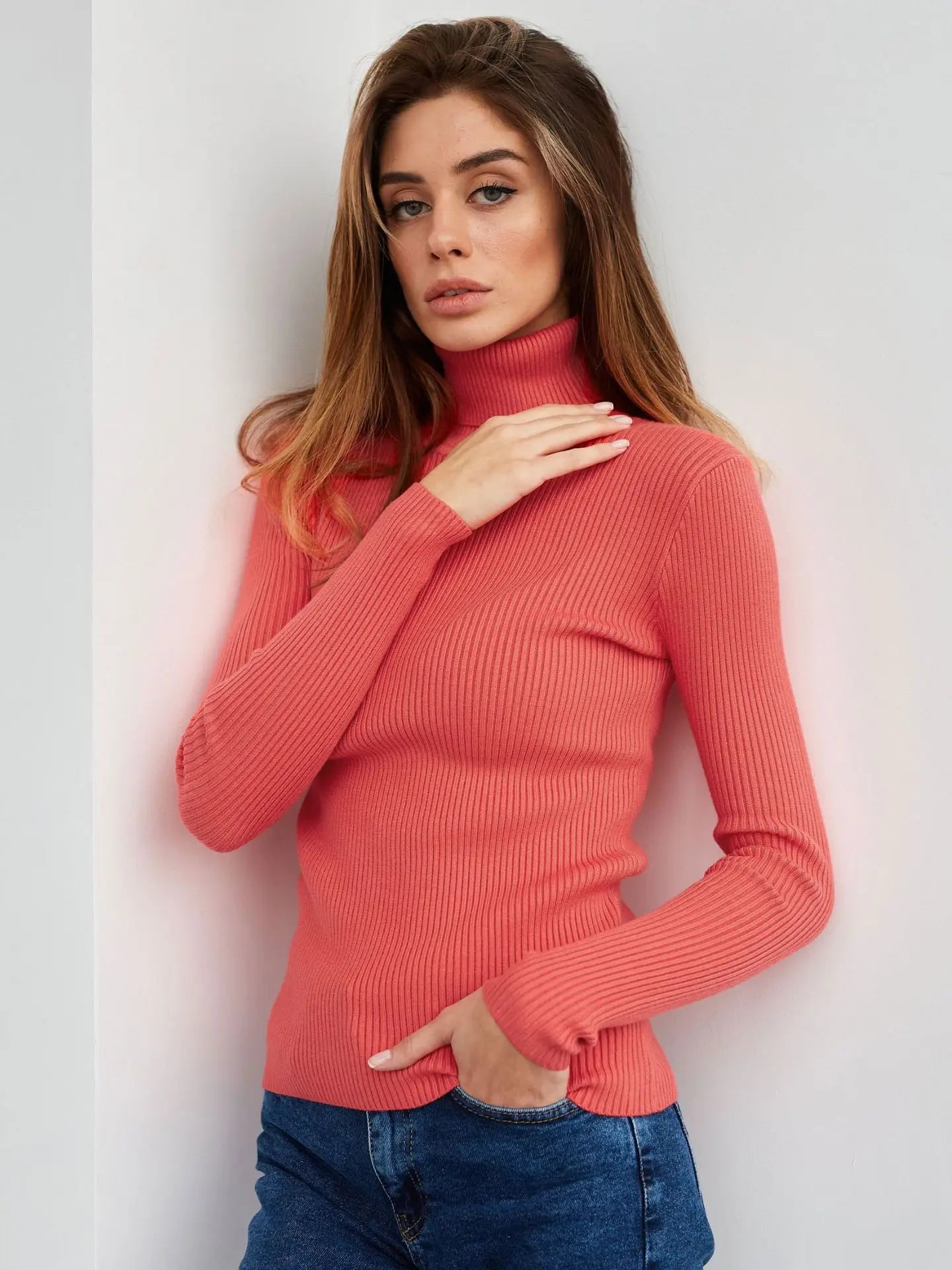 Basic High Neck Jumper
