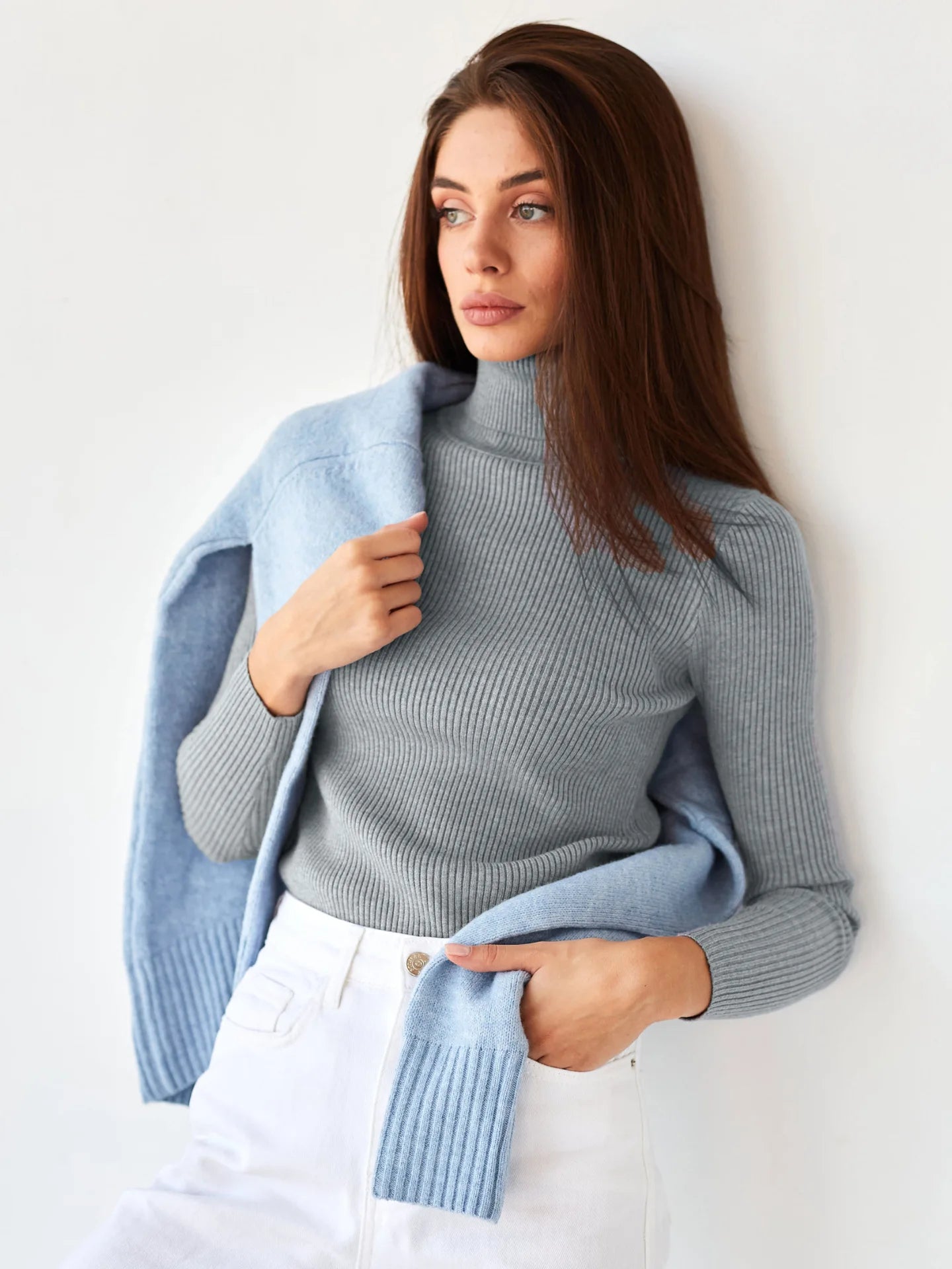Basic High Neck Jumper