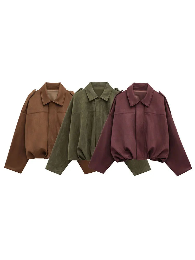 Suede Loose Casual Jacket