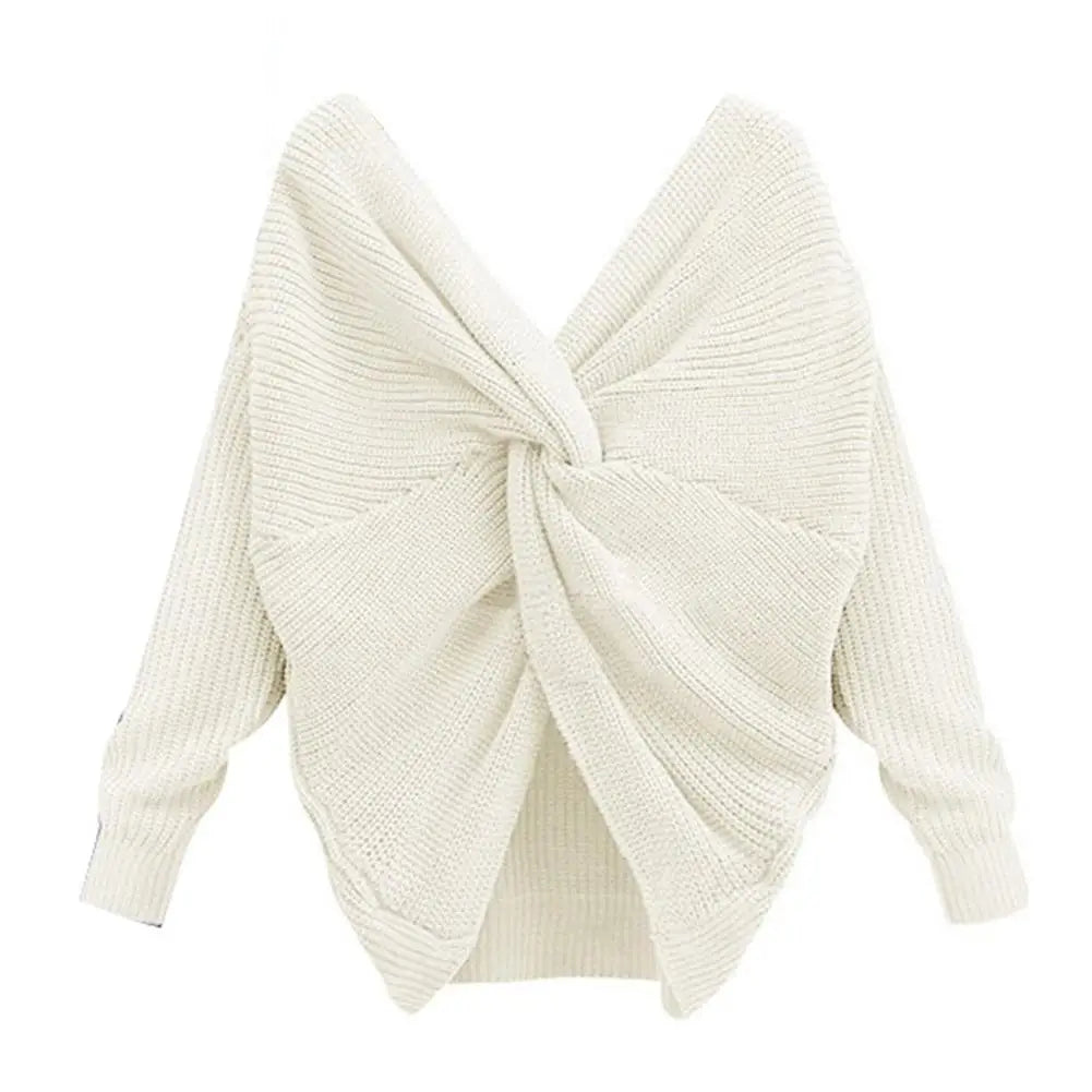 Knot front and back jumper