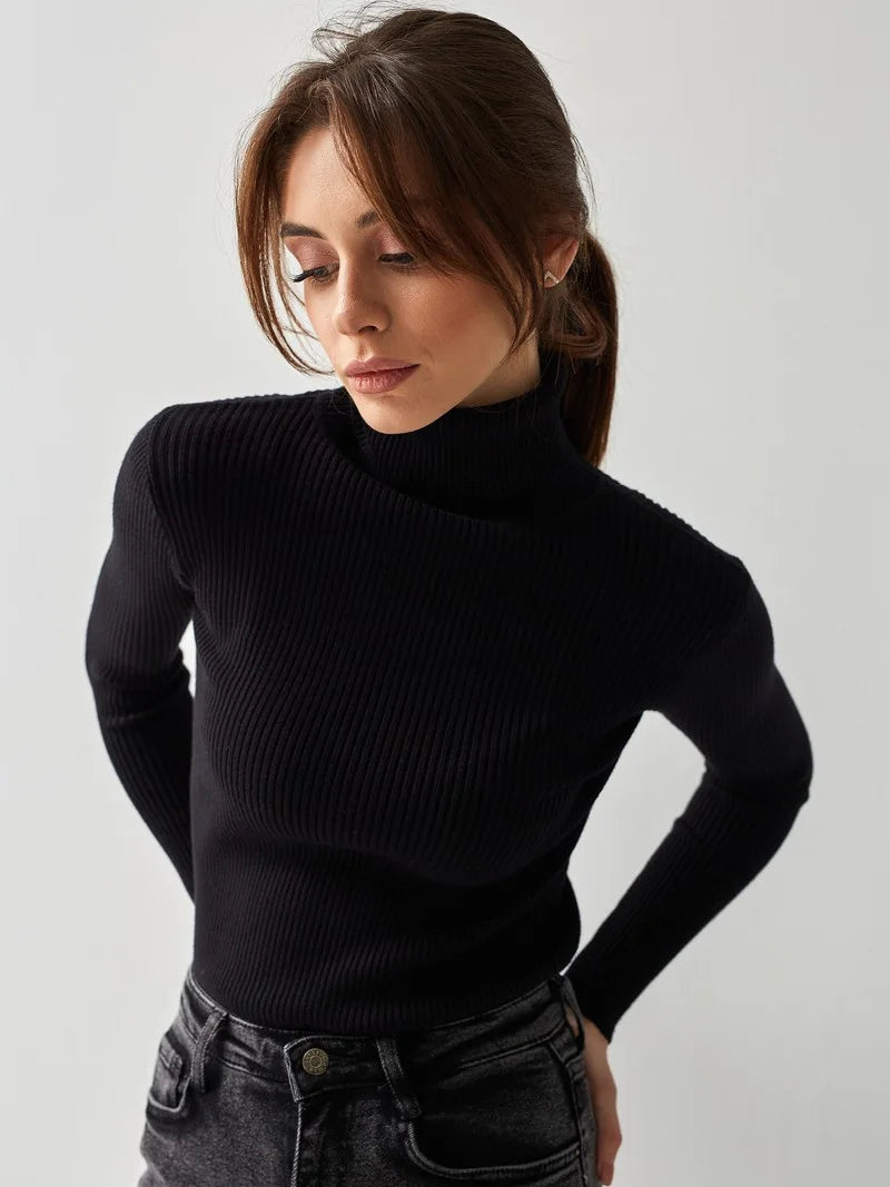 Basic High Neck Jumper