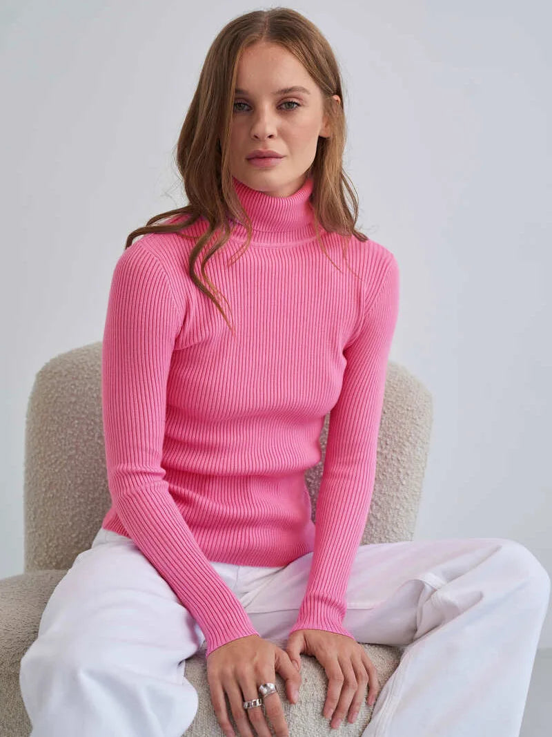 Basic High Neck Jumper