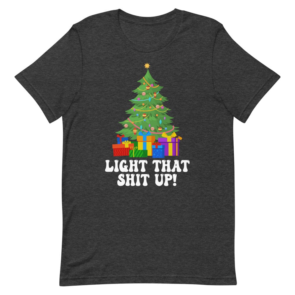 Light That Up Christmas Tree Tee